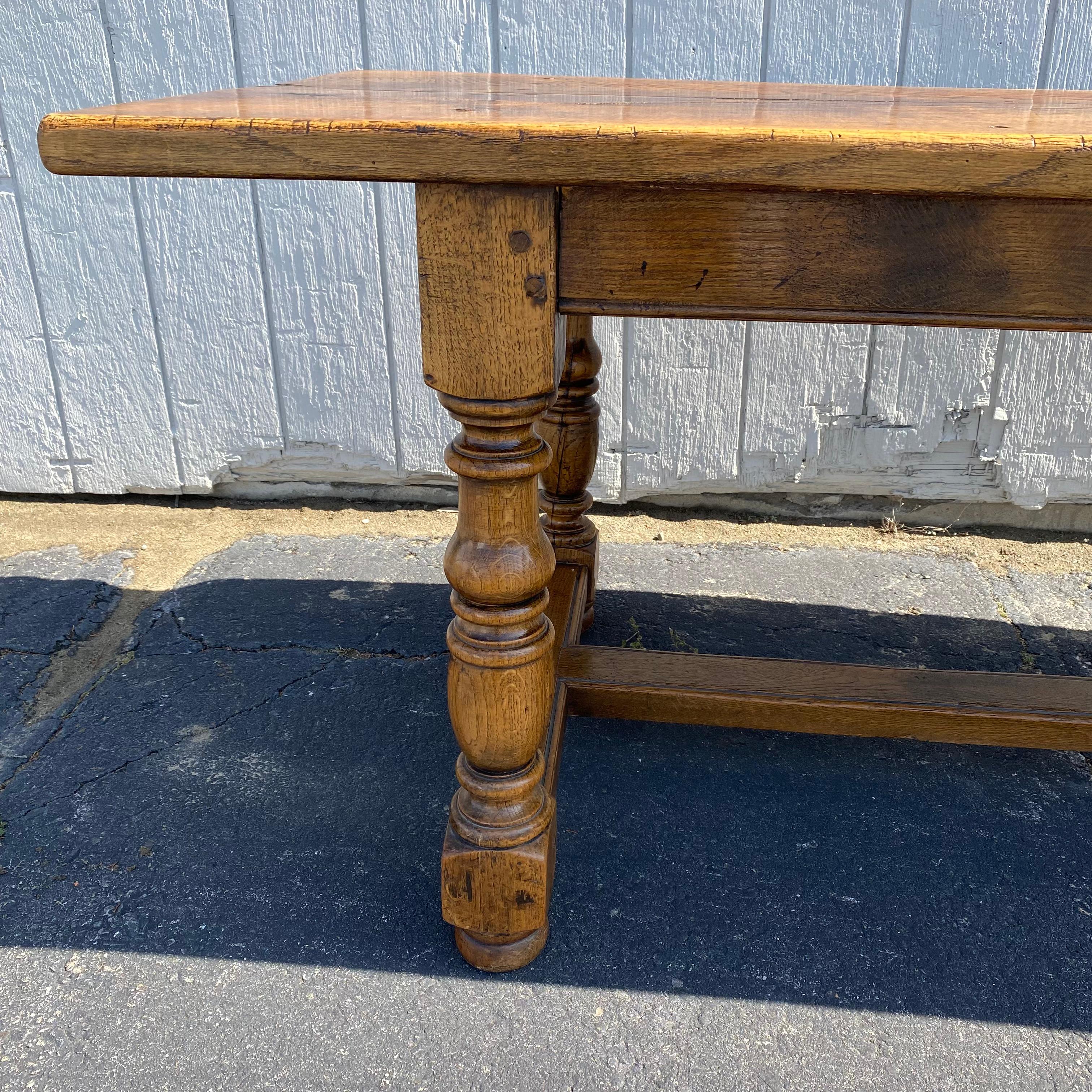 Warm & Welcoming 19th Century French Provincial Farm Table or Refectory Table 6