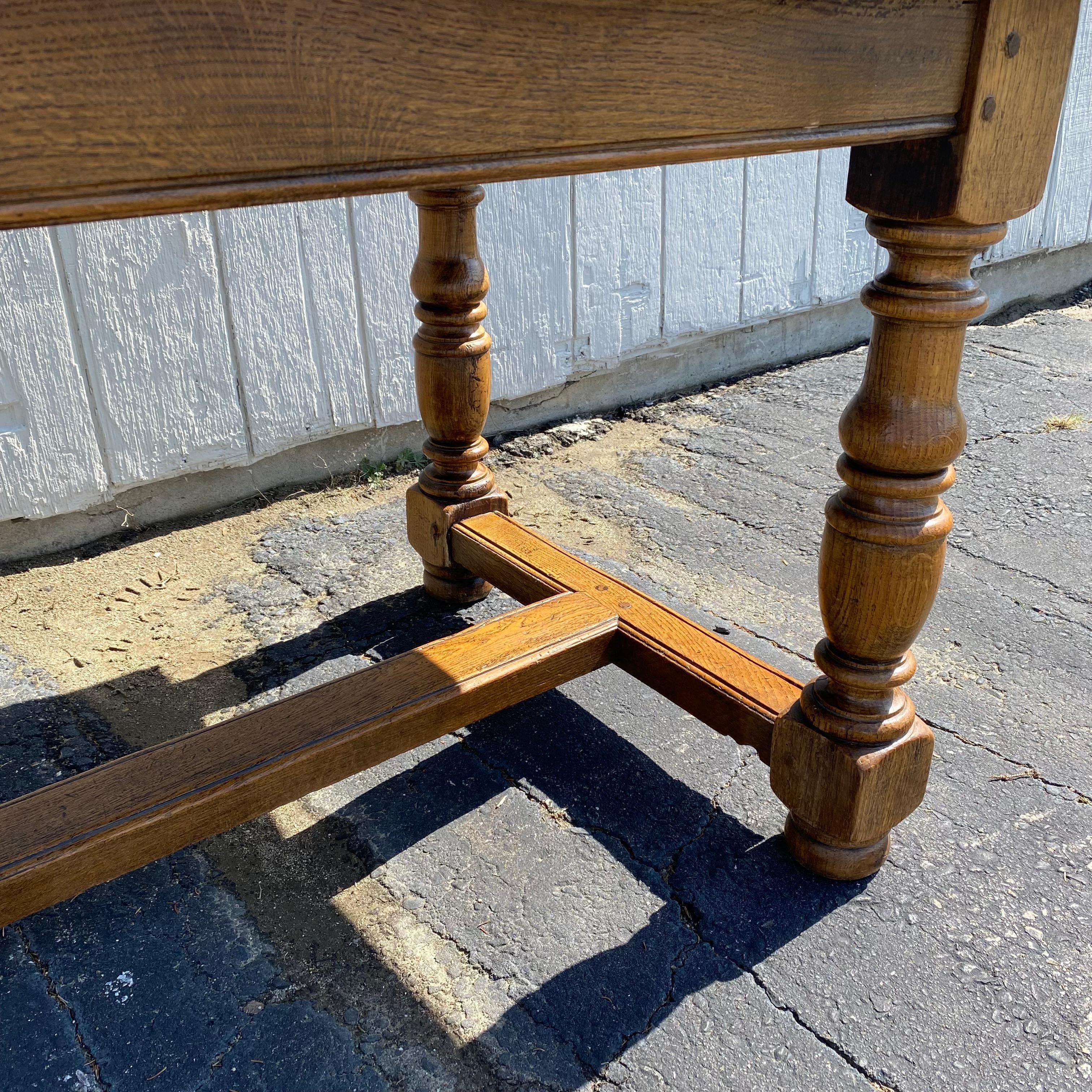 Warm & Welcoming 19th Century French Provincial Farm Table or Refectory Table 4
