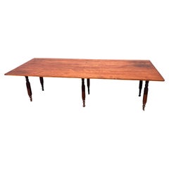 Warm & Welcoming Large 19th Century Pine Harvest Table