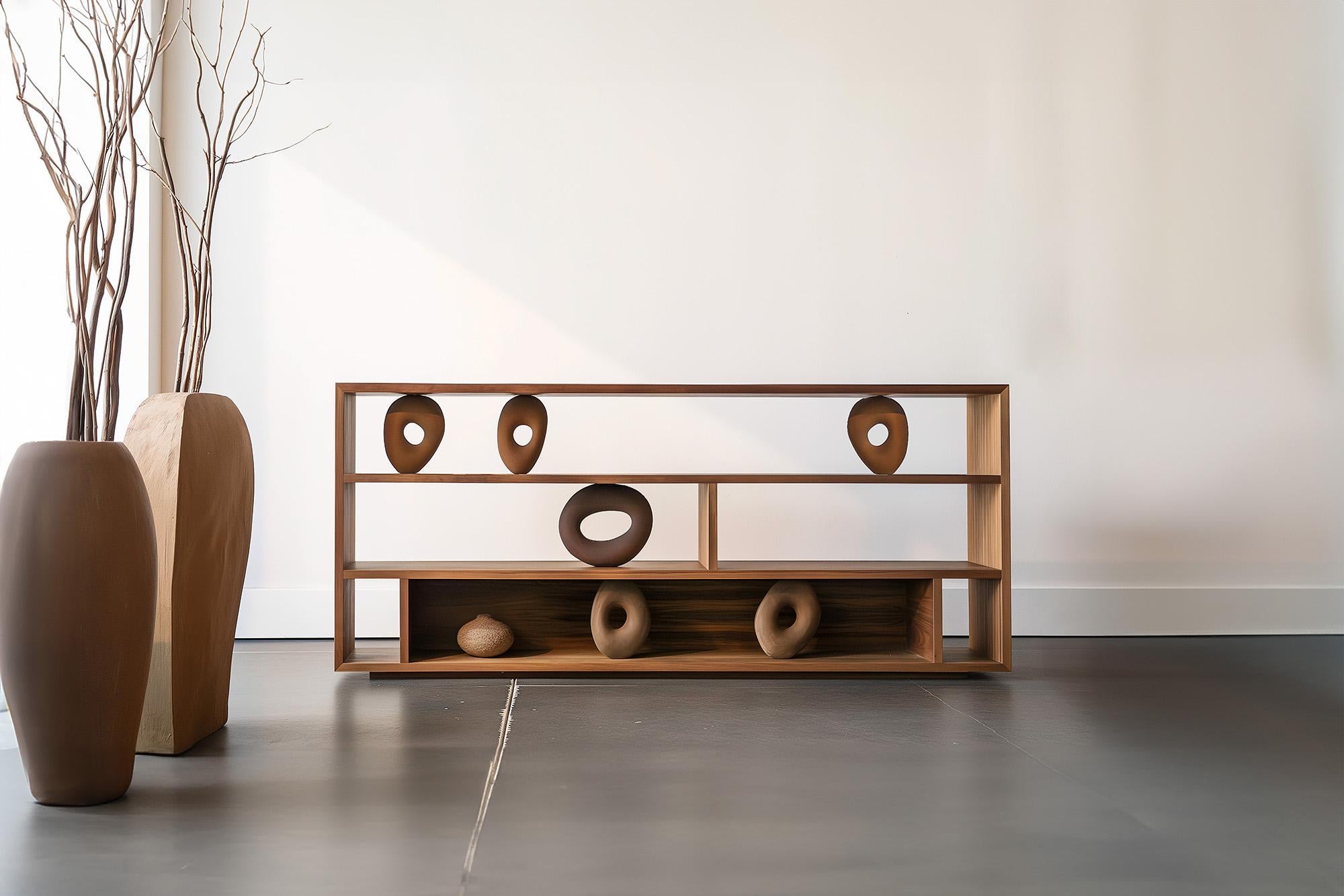 Warm Wood Credenza 14, NONO's Sereno Design, Dekorative Pieces (Moderne der Mitte des Jahrhunderts) im Angebot