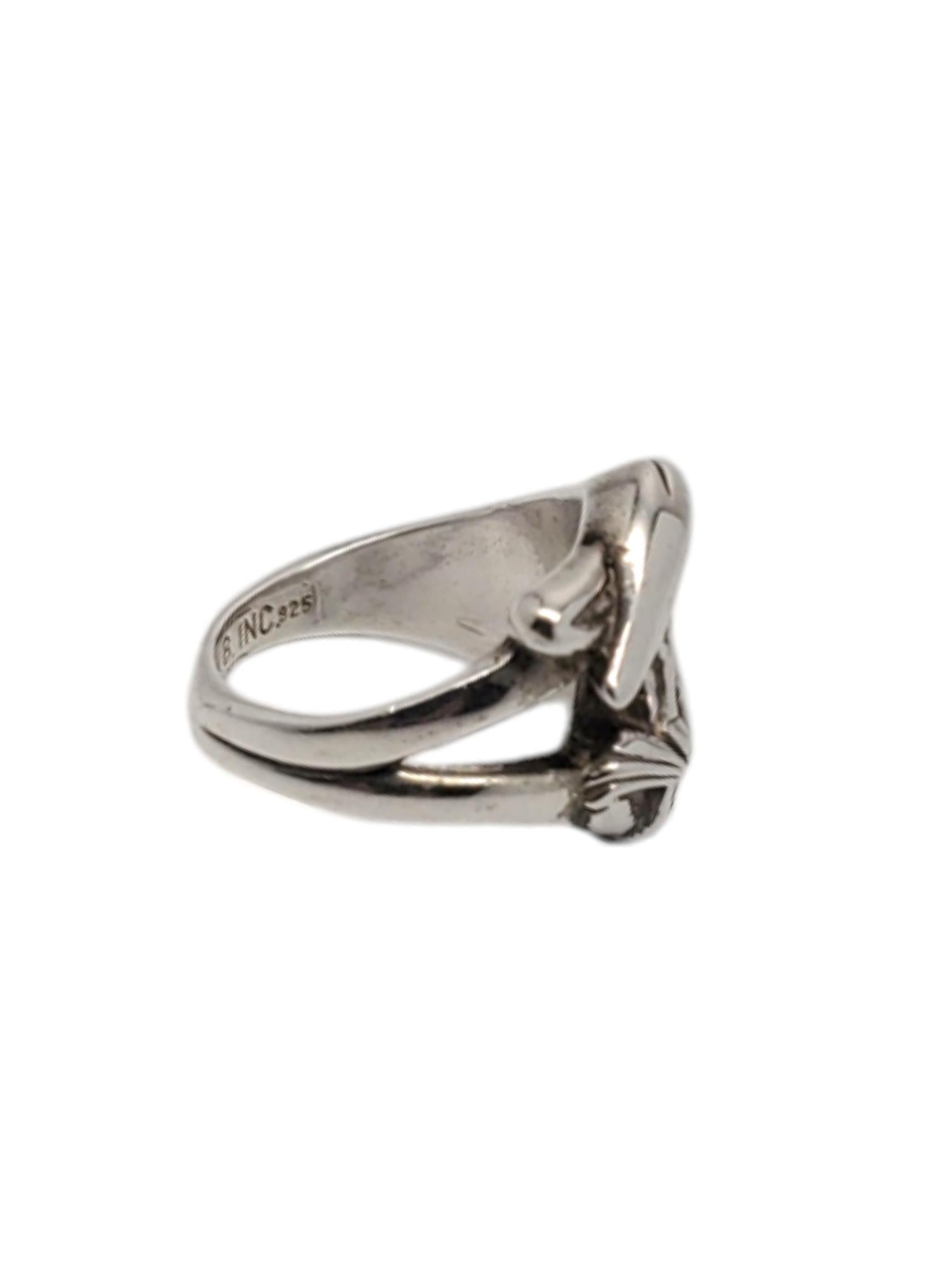 Femenino o masculino Warner Brothers Anillo de dibujos animados Bugs Bunny de plata de ley Tamaño 7,75 #20229 en venta