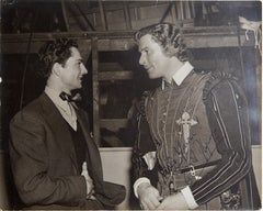 Errol Flynn Autographed Photograph on set of “The Sea Hawk” 1940 with Zoritch