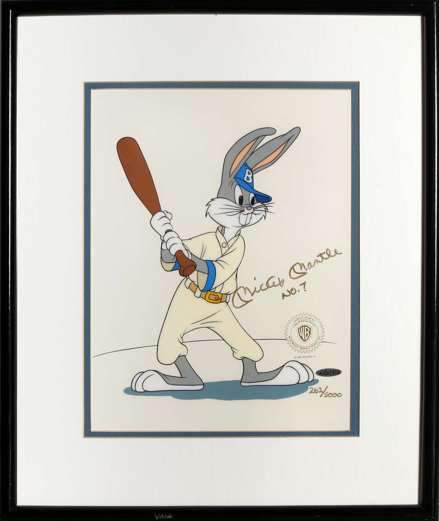 Warner Brothers Studios - Baseball Bugs with Mickey Mantle Autograph at ...