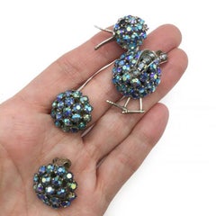 Warner Vintage Duck Brooch & Earrings 1950S