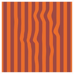 Warped Vertical Striped Wallpaper by XAWD