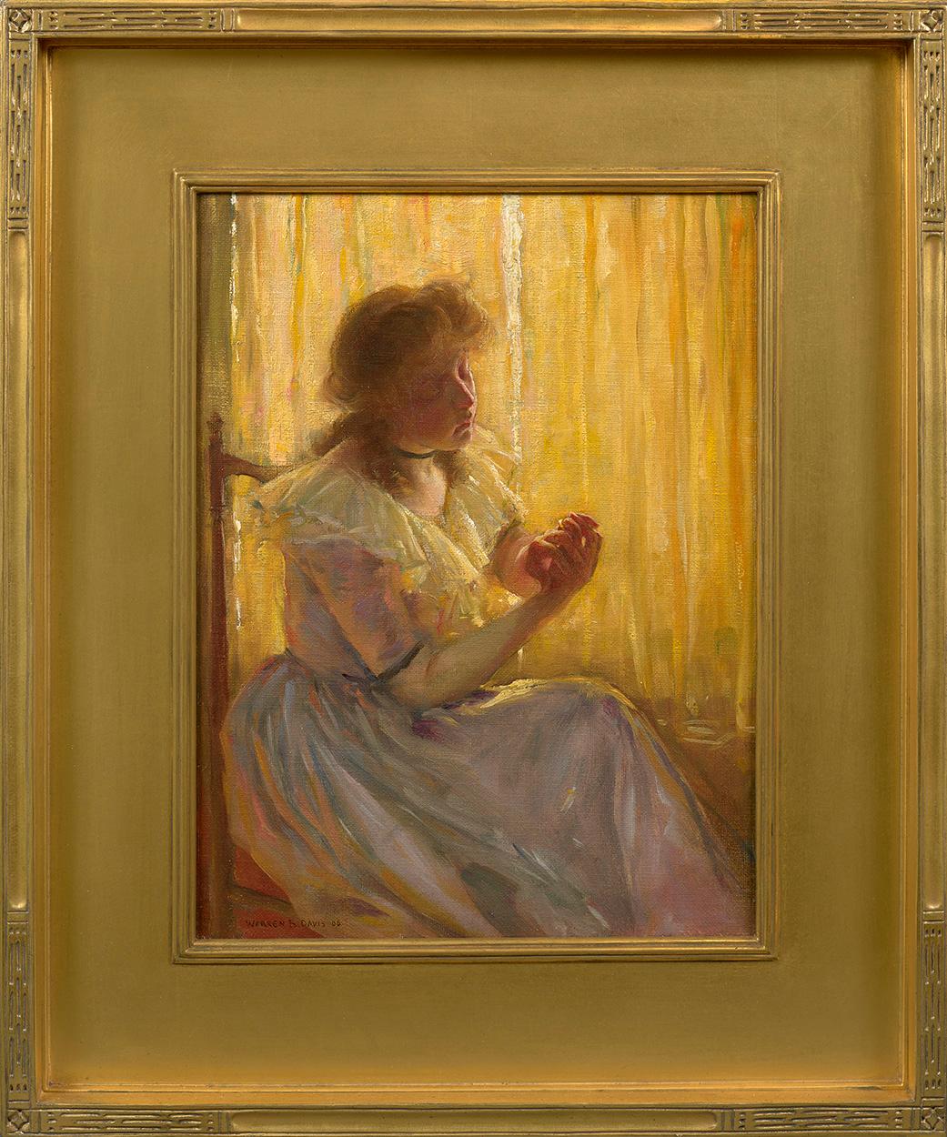 L'anello di fidanzamento - Painting di Warren B. Davis