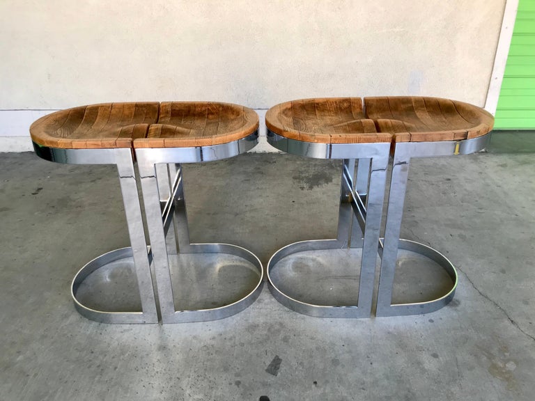 Warren Bacon California Design Bar Stools For Sale at 1stDibs