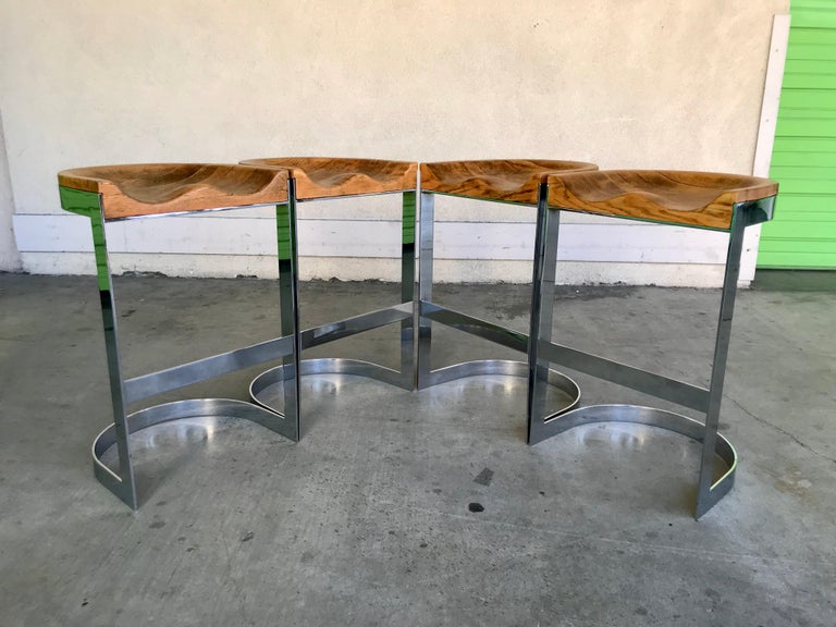 Warren Bacon California Design Bar Stools For Sale at 1stDibs