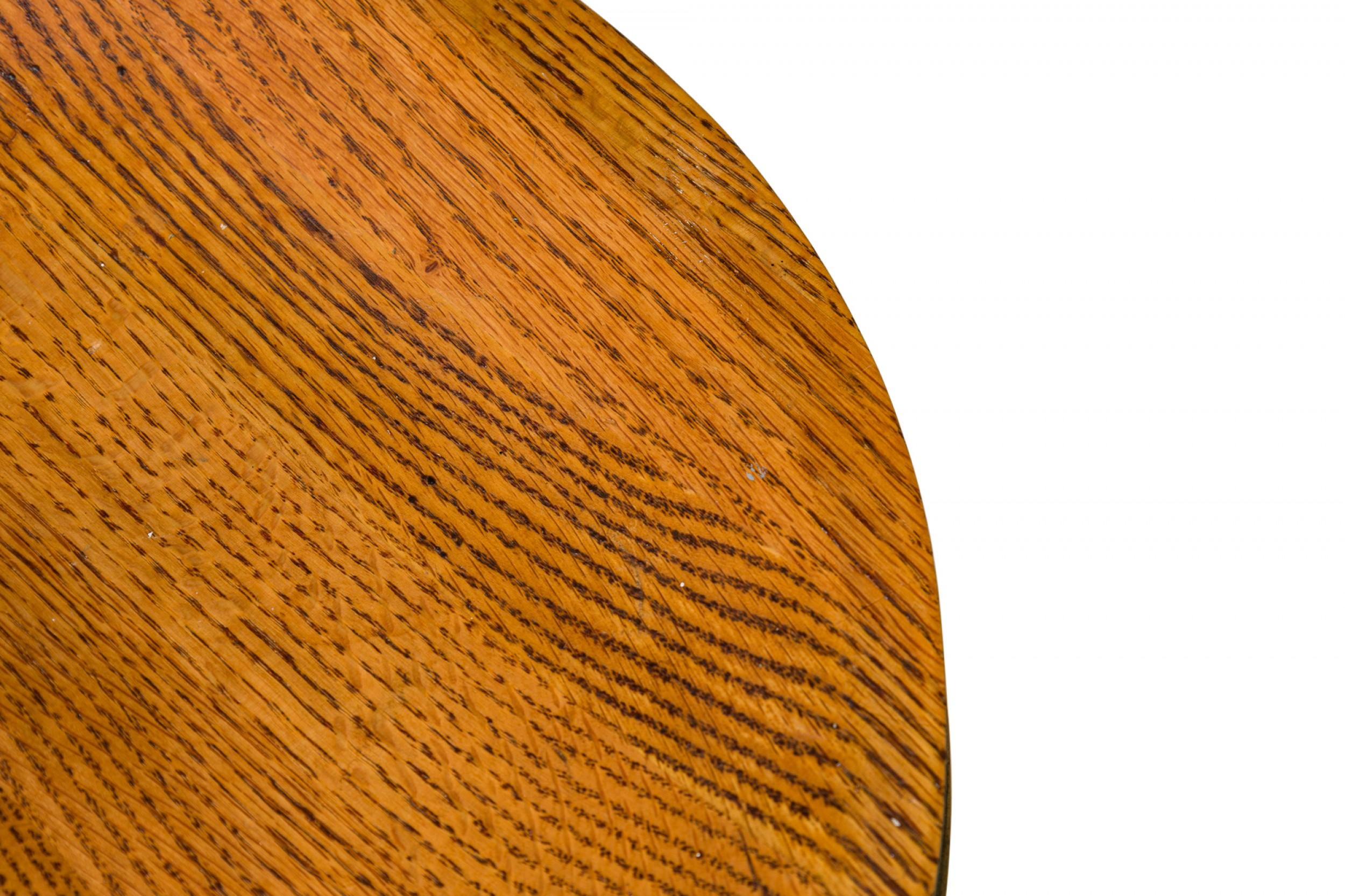 Warren Bacon Mid-Century American Messing und Holz Hufeisen Cantilever Barhocker im Angebot 2