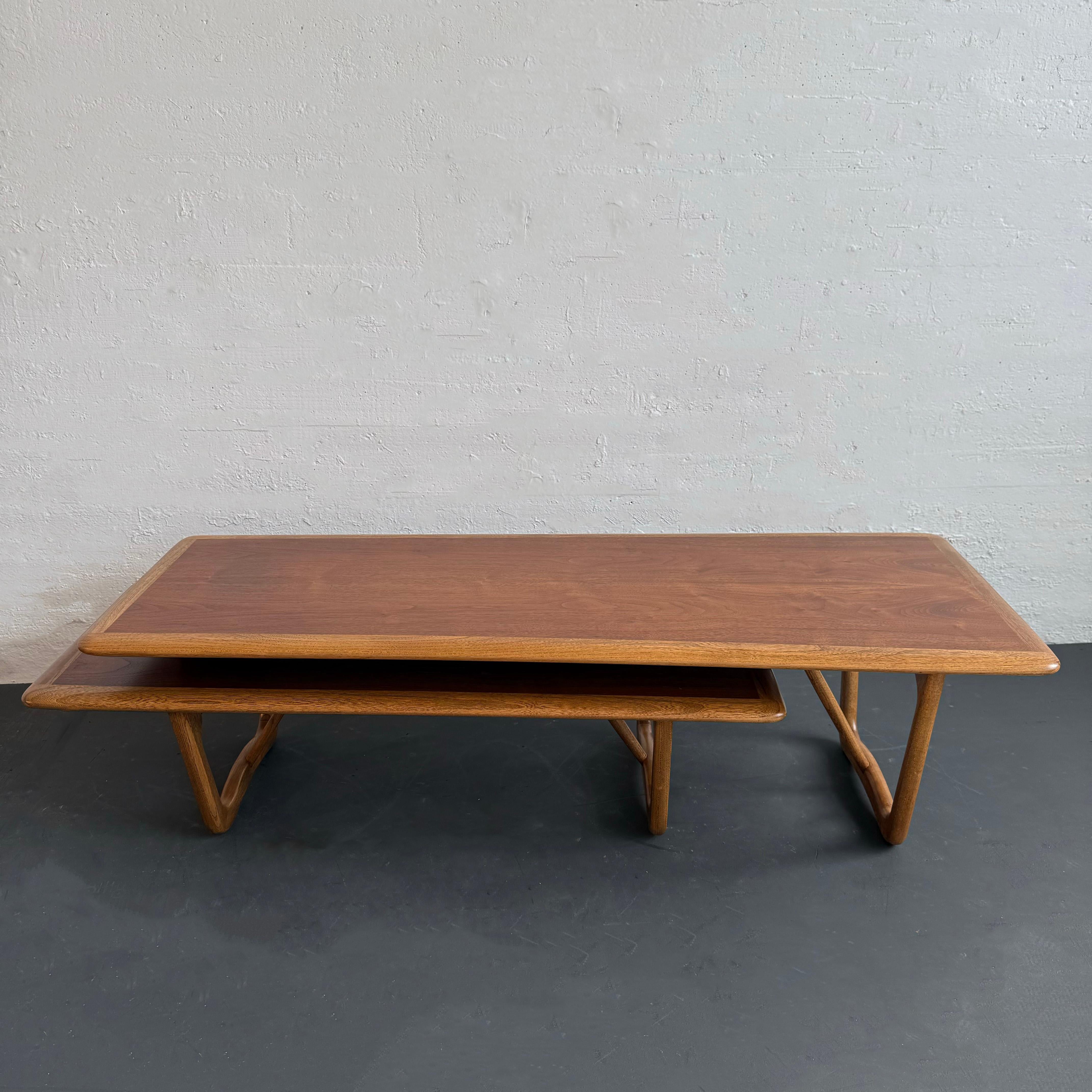 American Warren C. Church Switchblade Coffee Table For Lane Perception