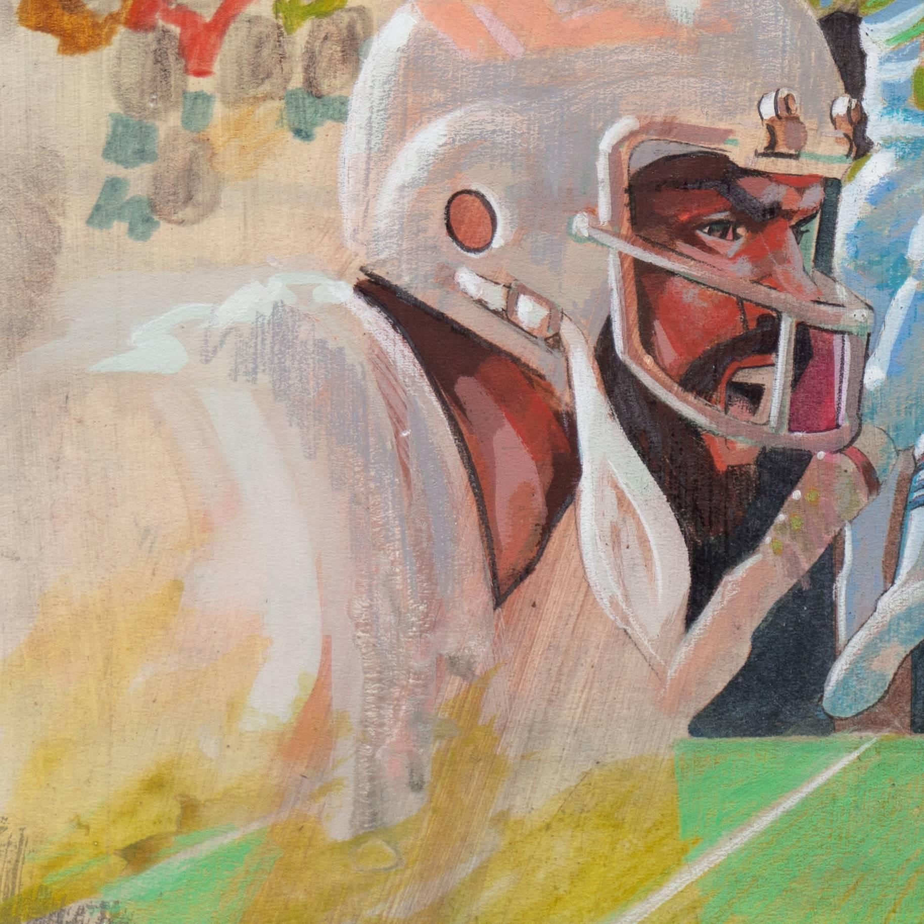 'Football', Chouinard Art Institute, Society of Illustrators, Emmy Award For Sale 1