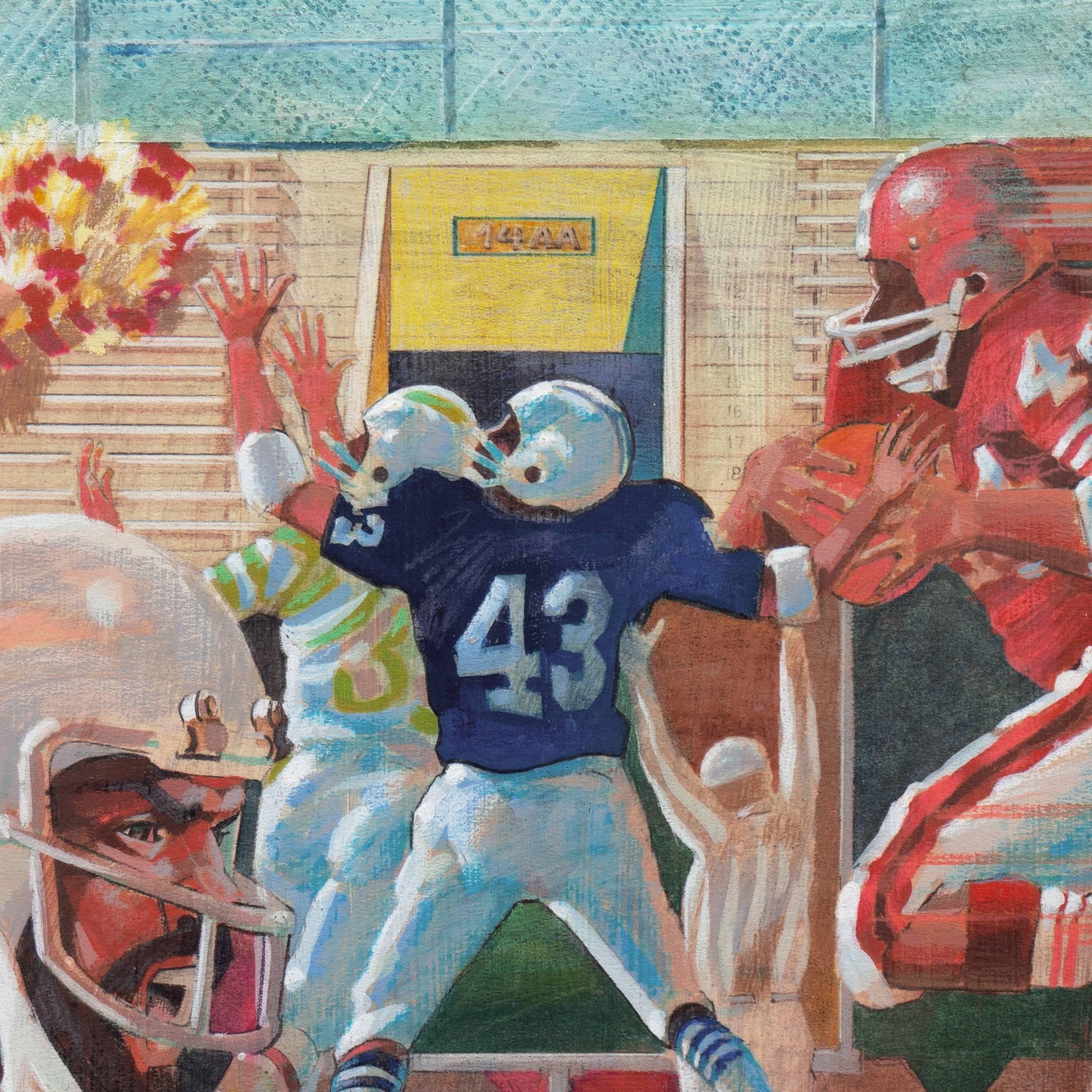 'Football', Chouinard Art Institute, Society of Illustrators, Emmy Award For Sale 2