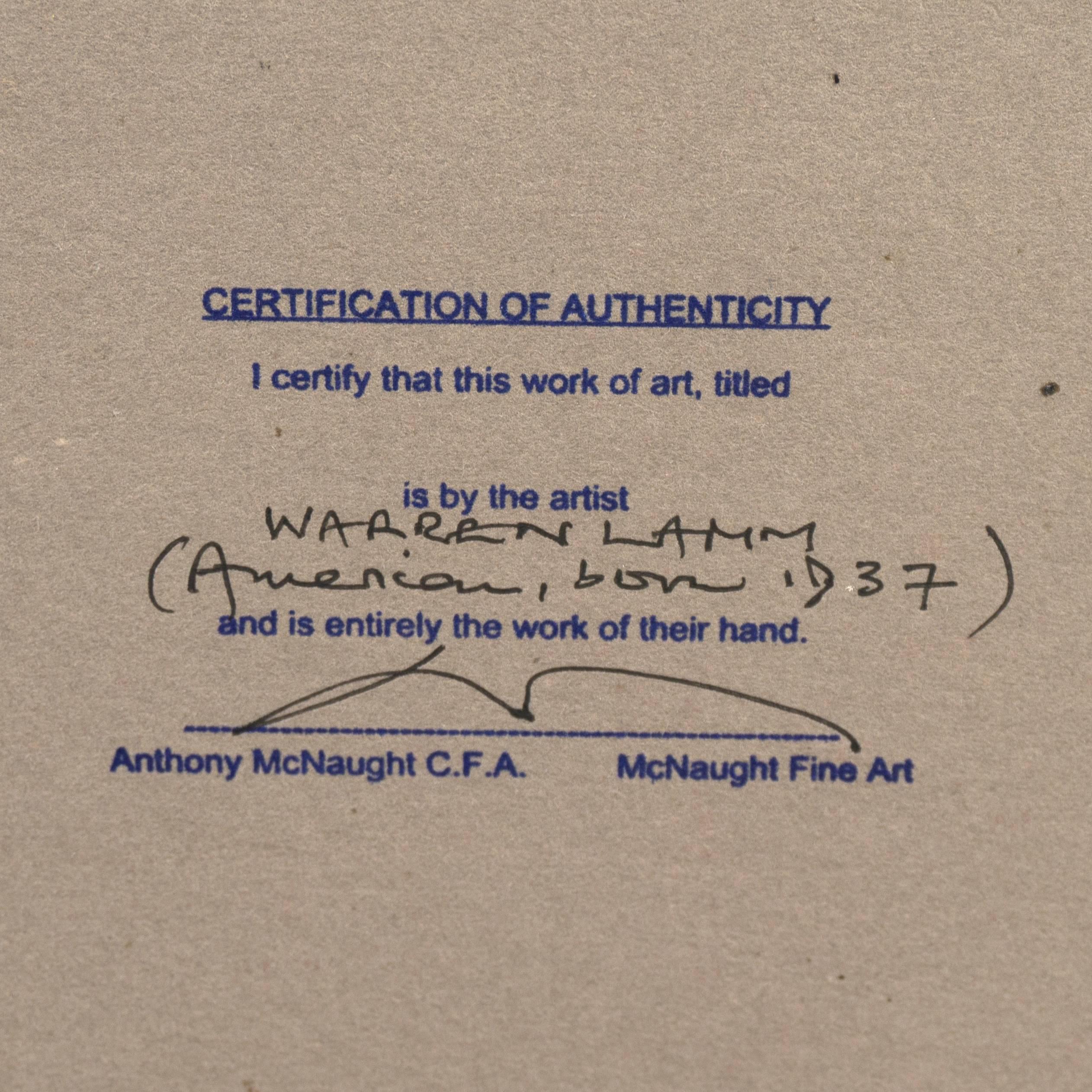 'Football', Chouinard Art Institute, Society of Illustrators, Emmy Award For Sale 4