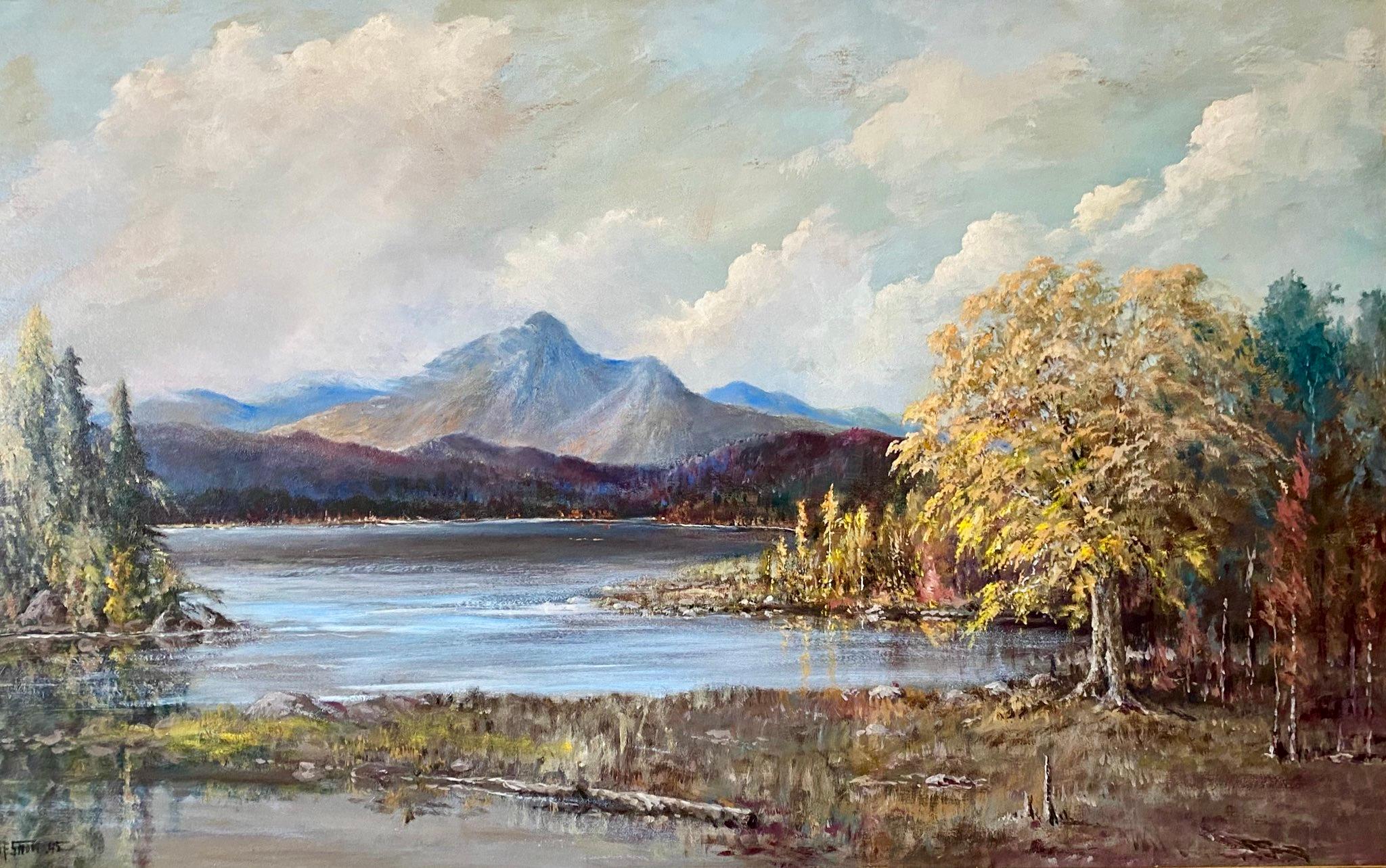 Artist: Warren Francis Snow (1869-1962)
Title: Sans titre (1945)
Year: 1945
Medium: Oil on canvas
Size: 56.5 x 35 inches
Inscription: Hand signed and dated, recto
Provenance: Property of The Connecticut Cancer Foundation, Old Saybrook
Notes: Painted