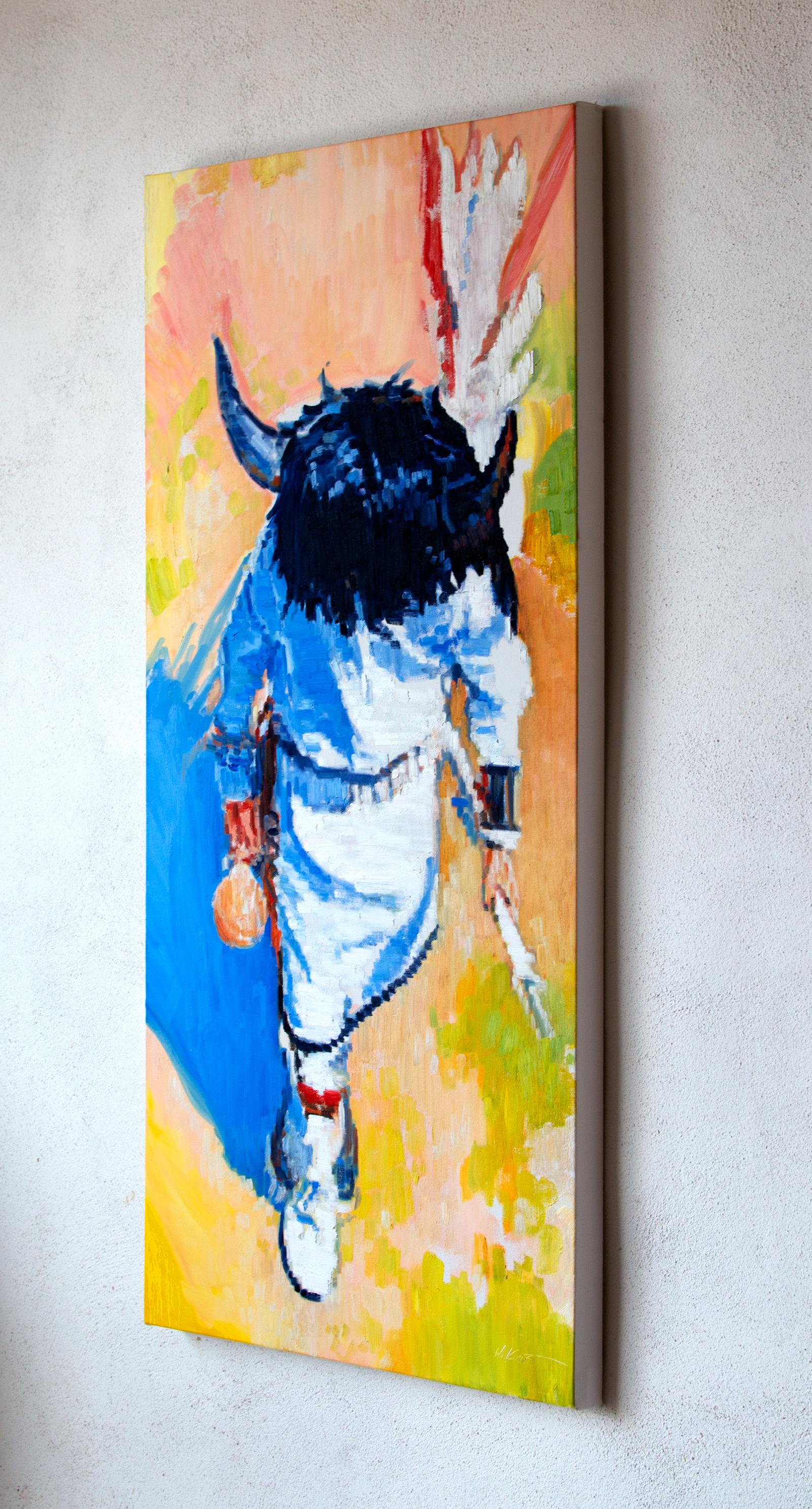 Dancer in Pecos (danseuse de Pecos) - Contemporain Painting par Warren Keating