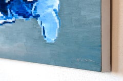 Peinture à l'huile du début de la promenade du printemps à Santa Fe