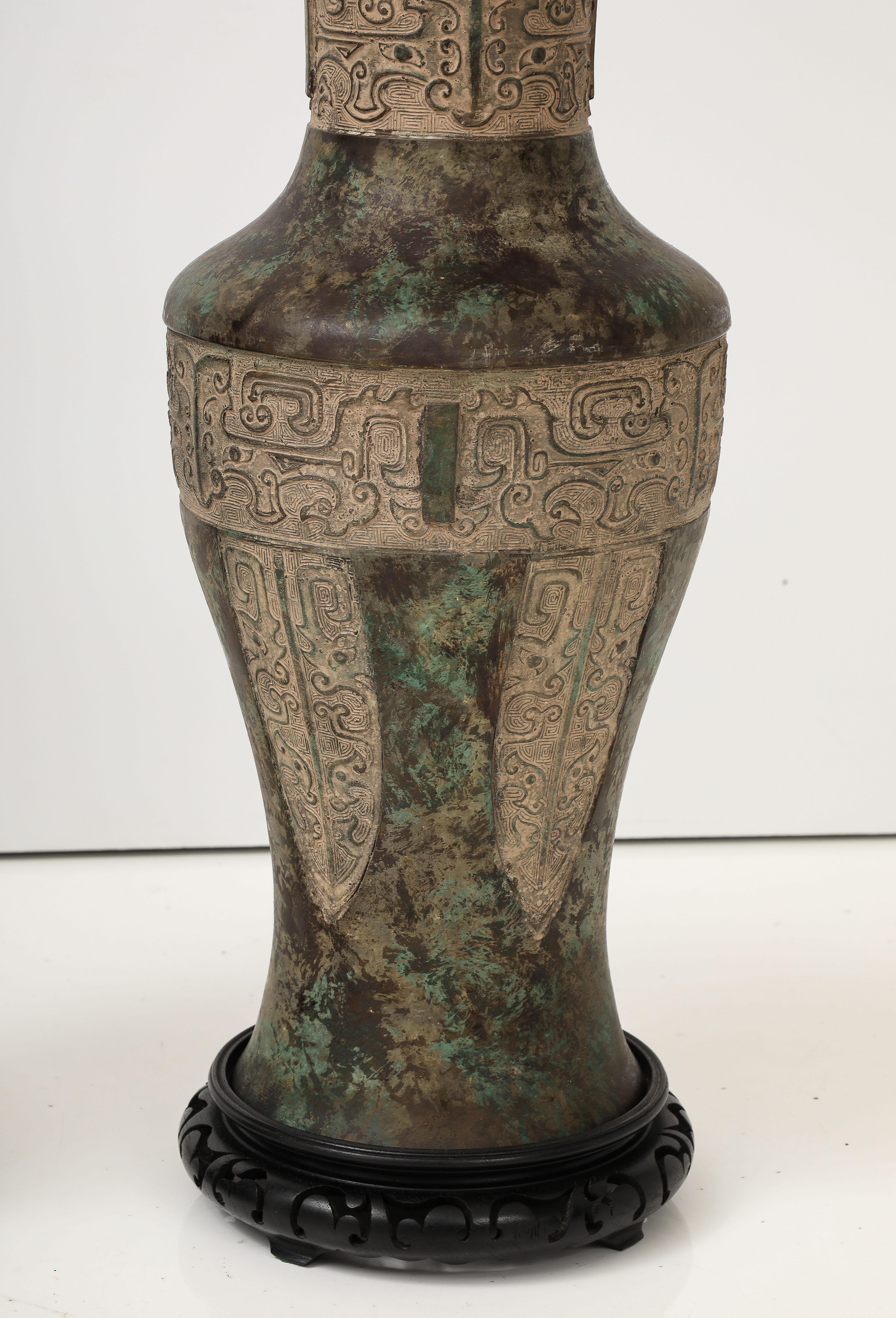 Warren Kessler  Lámparas de mesa de bronce de los años 60 en venta 6