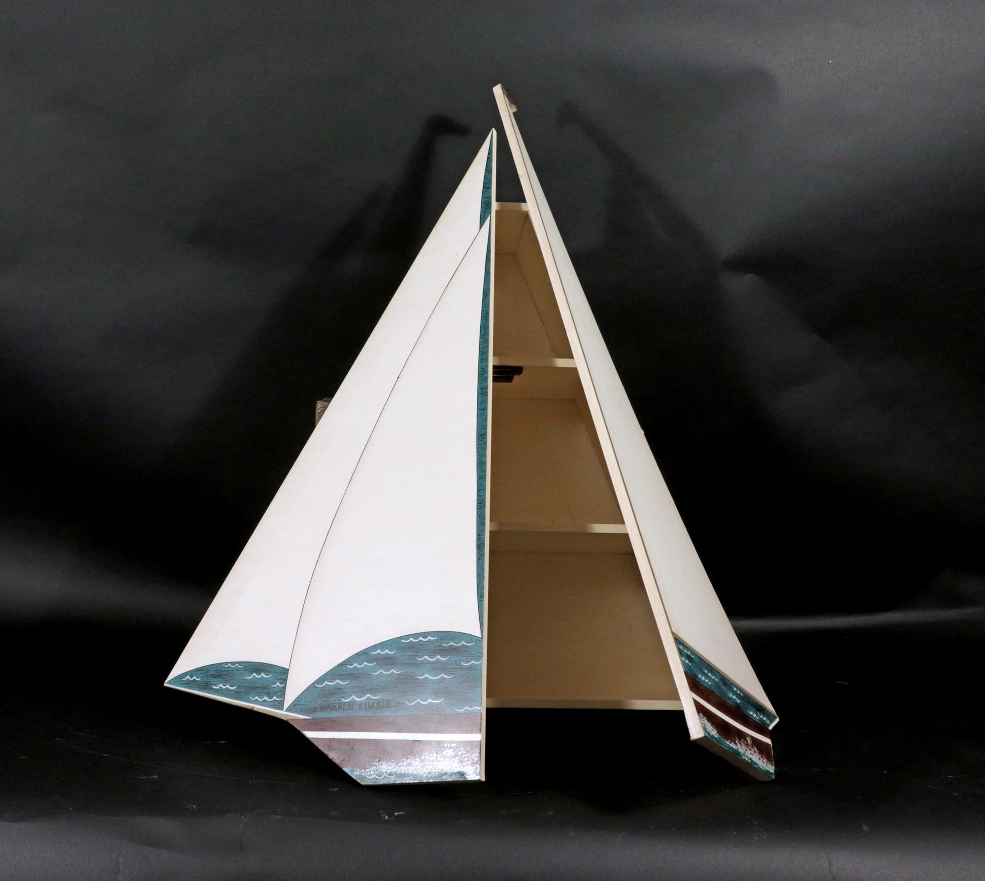 Mobile da appendere con nave a vela di Warren Kimble in vendita 3