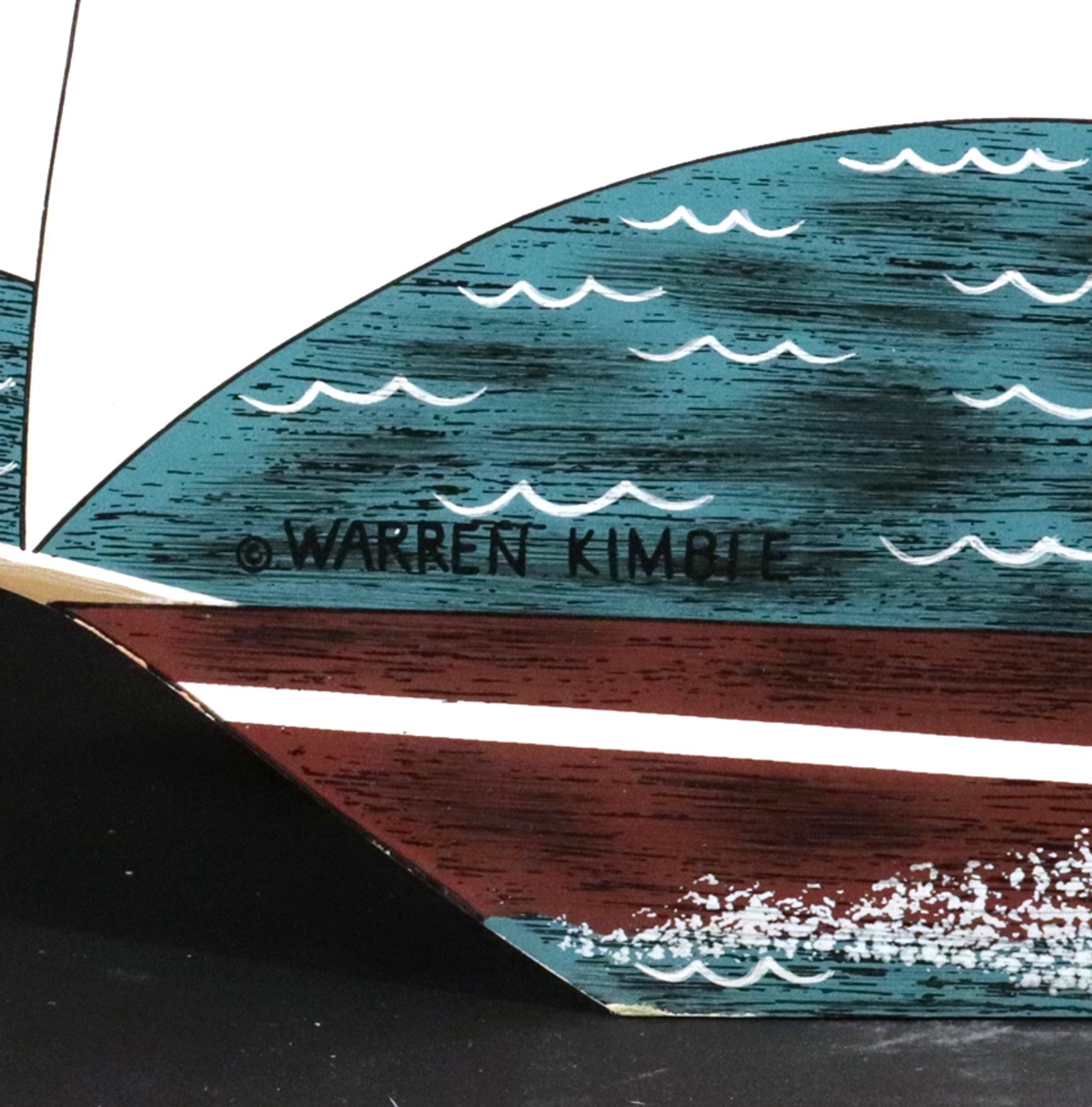 Mobile da appendere con nave a vela di Warren Kimble in vendita 4
