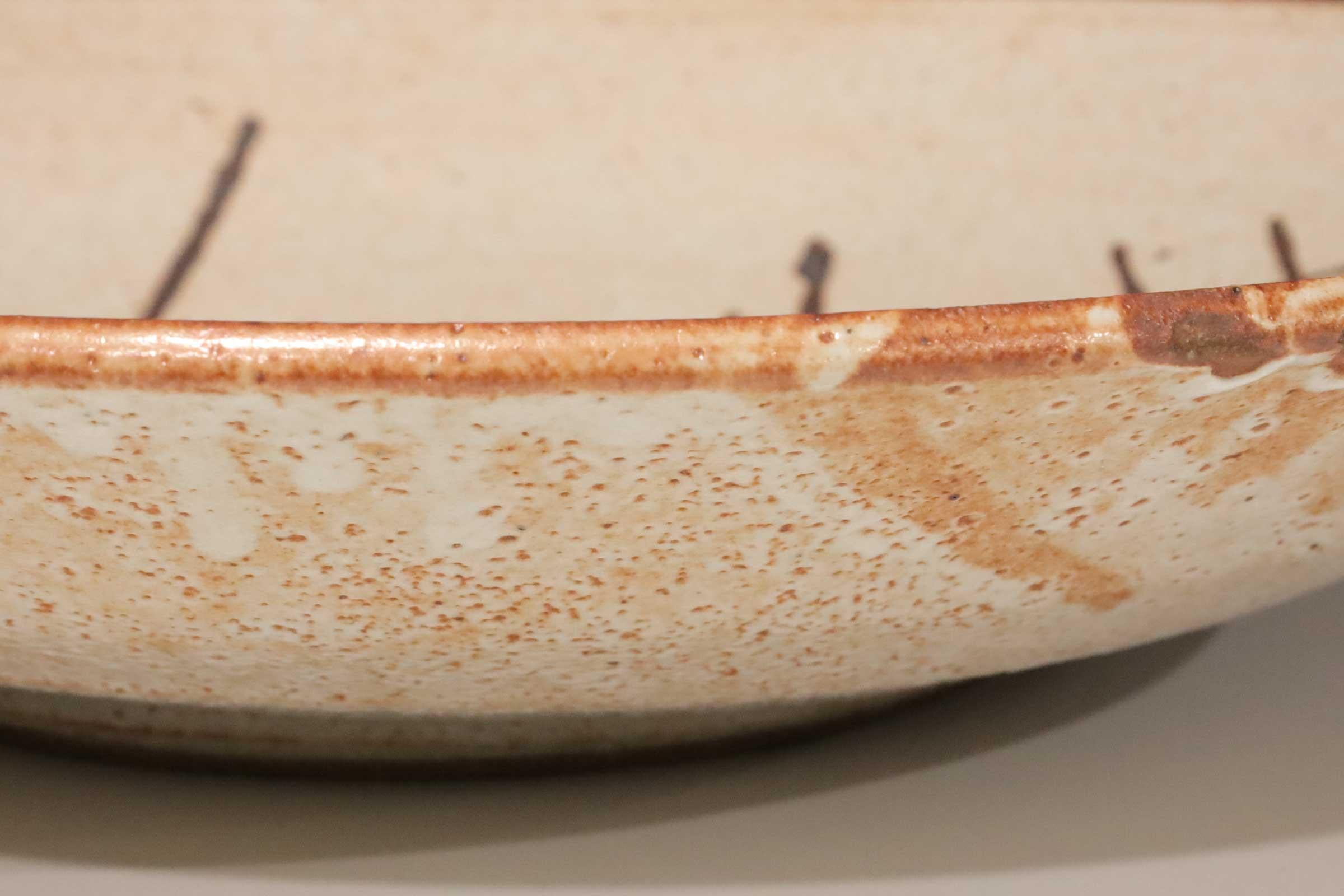 Mid-Century Modern Warren MacKenzie Monumental Ceramic Platter For Sale
