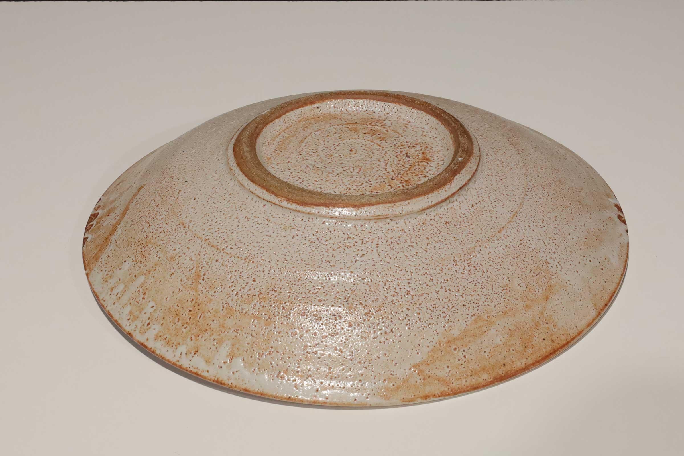 Warren MacKenzie Monumental Ceramic Platter For Sale 1