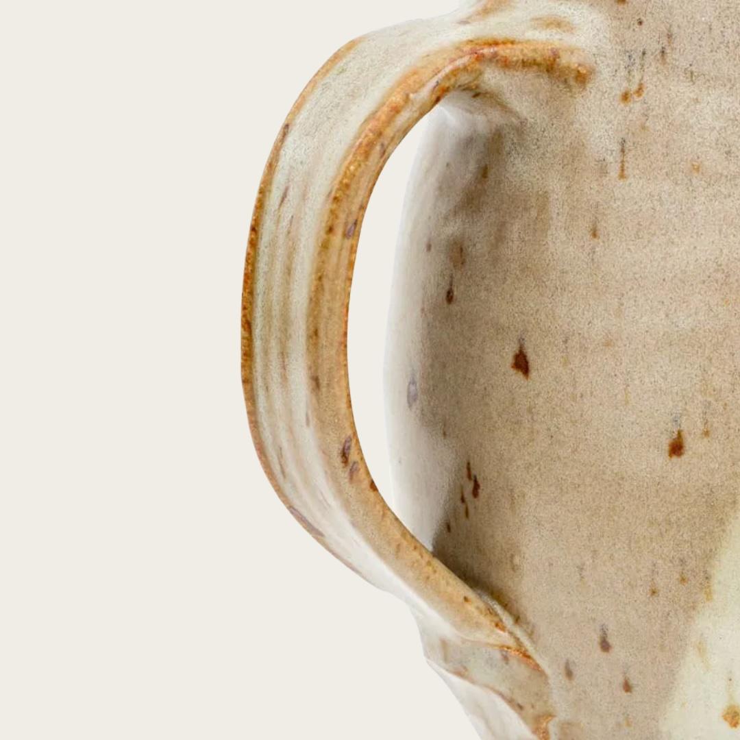 Glazed Warren MacKenzie (1924-2018) Stoneware Pitcher For Sale