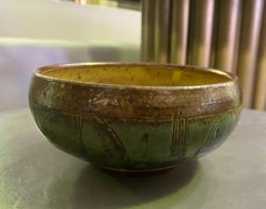 Mid-Century Modern Studio Pottery Ceramic Bowl in the Manner of Warren MacKenzie