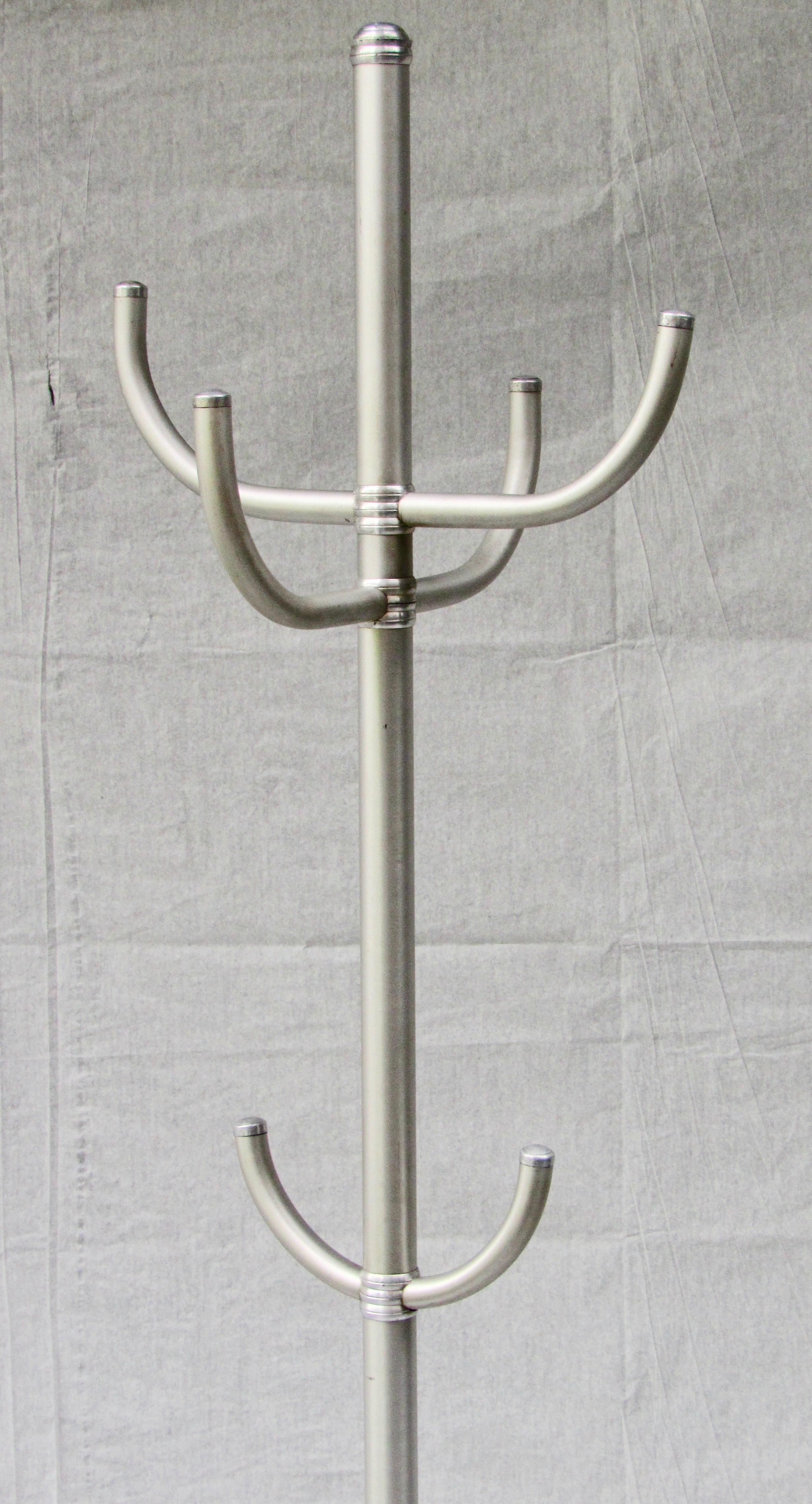 Warren McArthur Aluminum Coat Hat Rack from the Arizona Biltmore, 1932 1