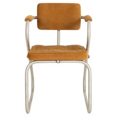 Silla auxiliar de aluminio Warren McArthur 1945c.