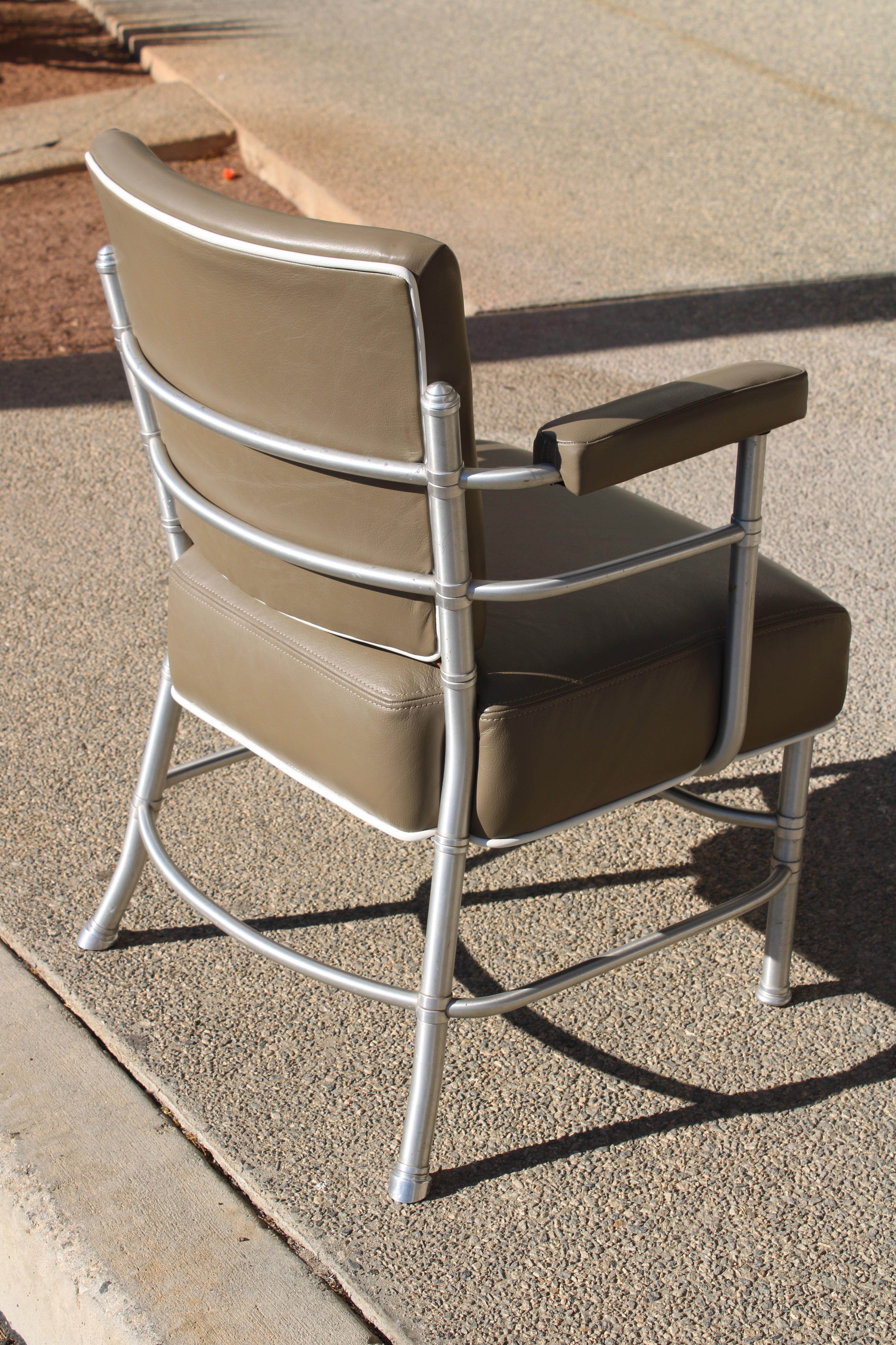 Warren McArthur chair possibly from the Arizona Biltmore in Phoenix, Arizona. Chair measures 22