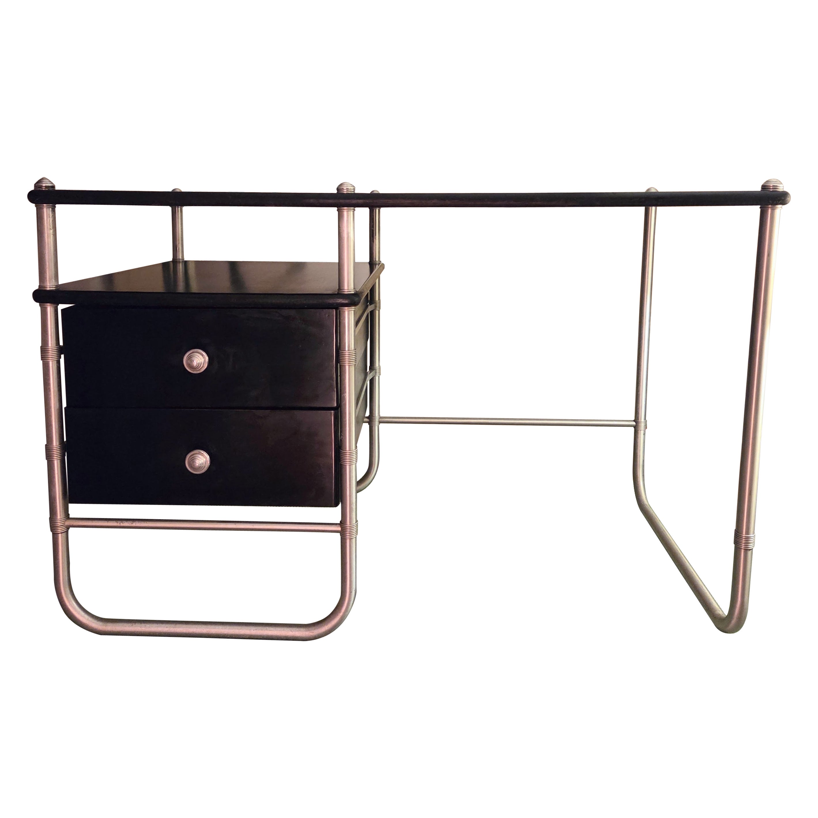 Warren McArthur Corporation Model No. 1541-2 Bureau à deux tiroirs Rome. A.I.C. c.1934/35 en vente
