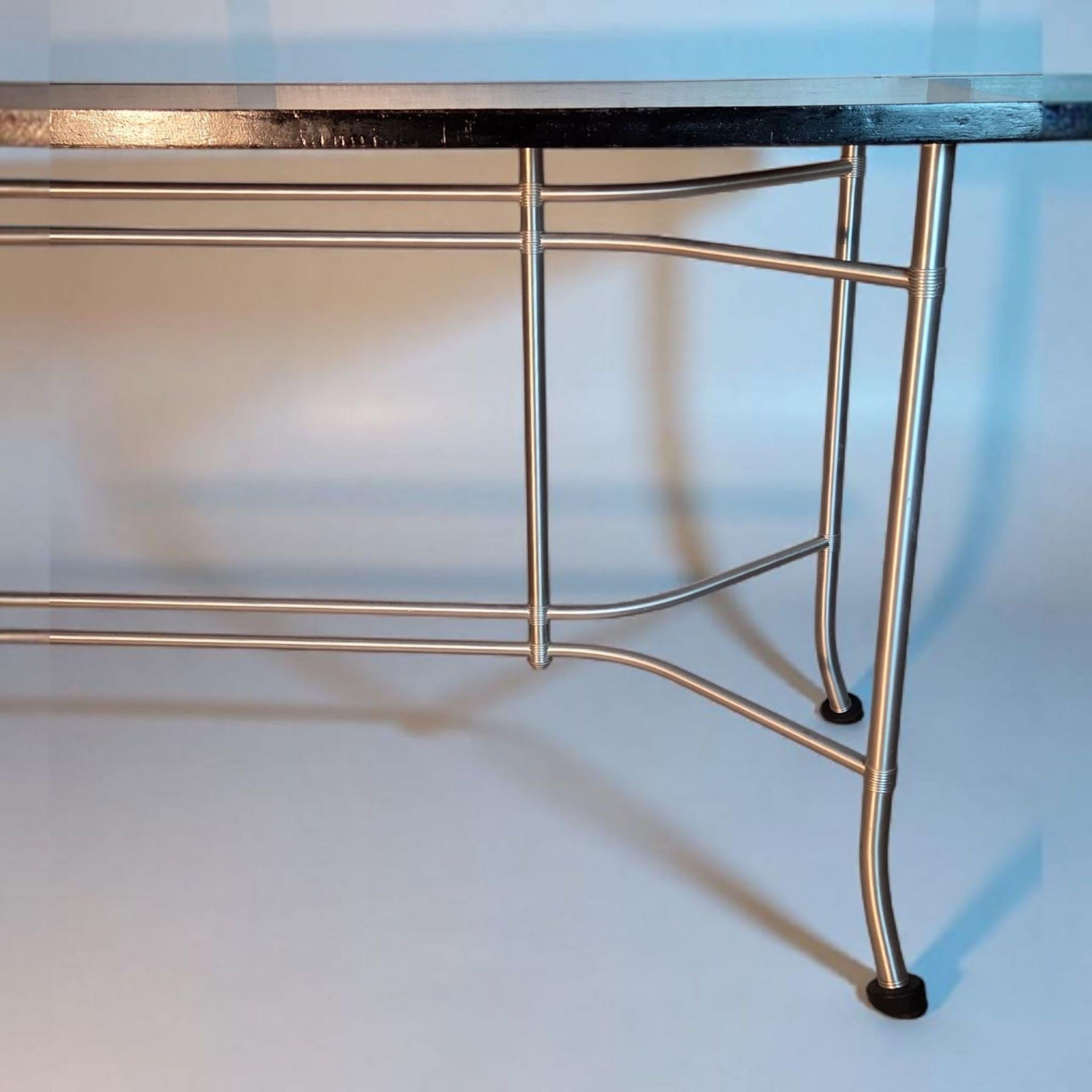 Art déco Warren McArthur Table d'exposition de magasin de consoeurs commandée sur mesure Rome, NY 1935 en vente