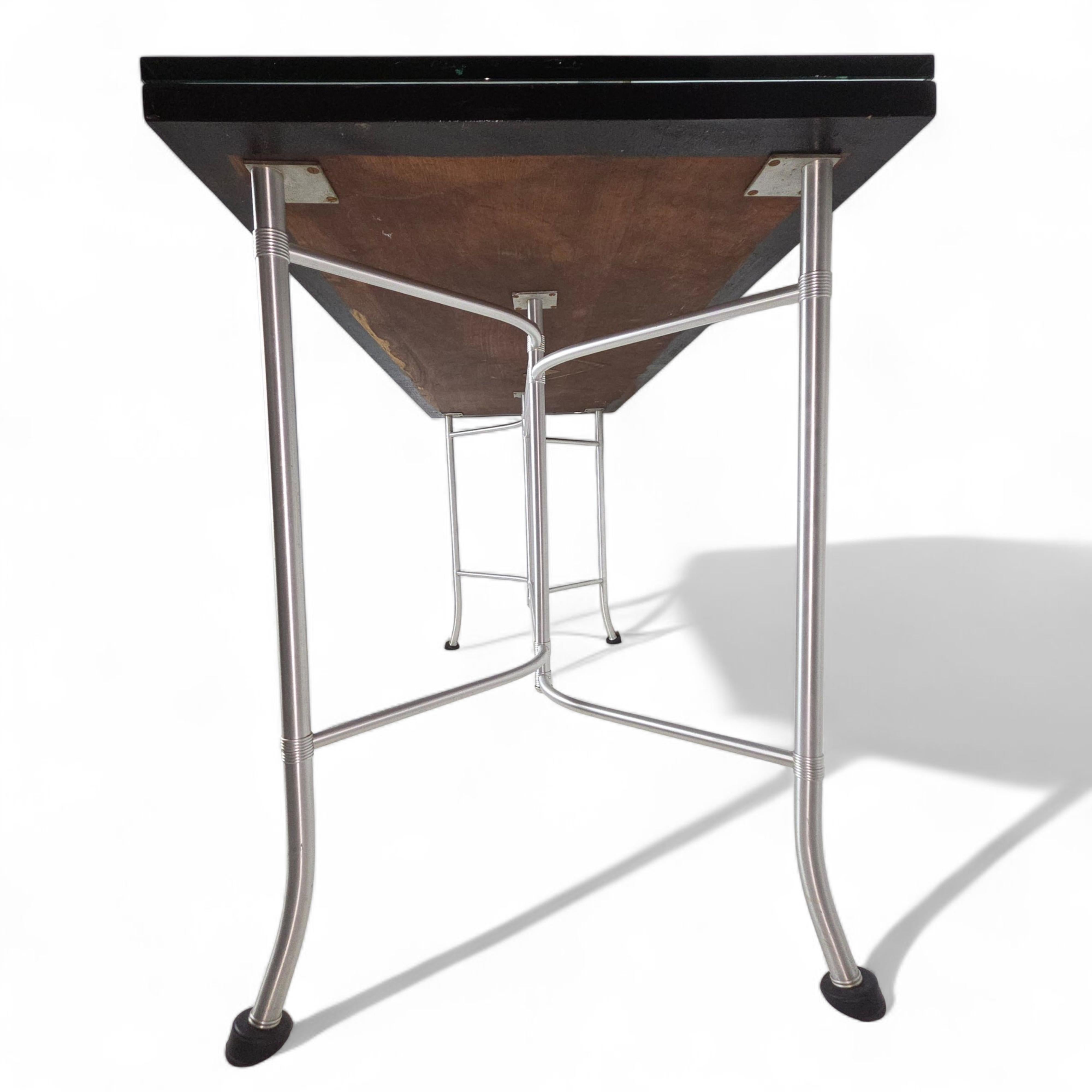 Anodisé Warren McArthur Table d'exposition de magasin de consoeurs commandée sur mesure Rome, NY 1935 en vente