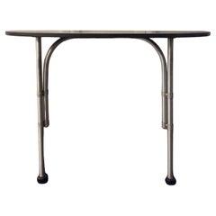 Warren McArthur Demi-Lune Console Table, Anodized Aluminum, c. 1935