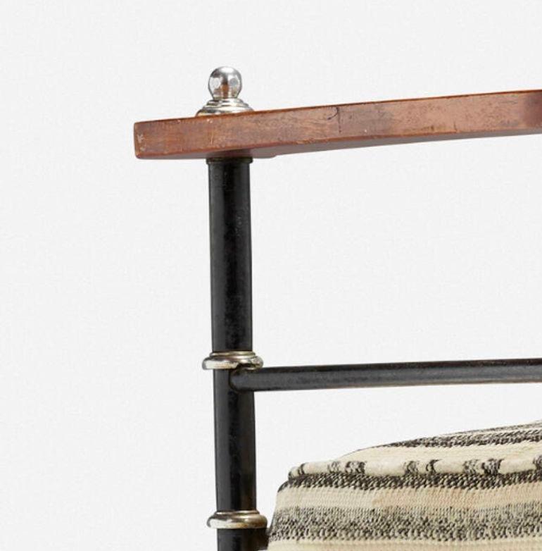 Anodized Warren McArthur Early Armchair for The Pullman Company 1920's