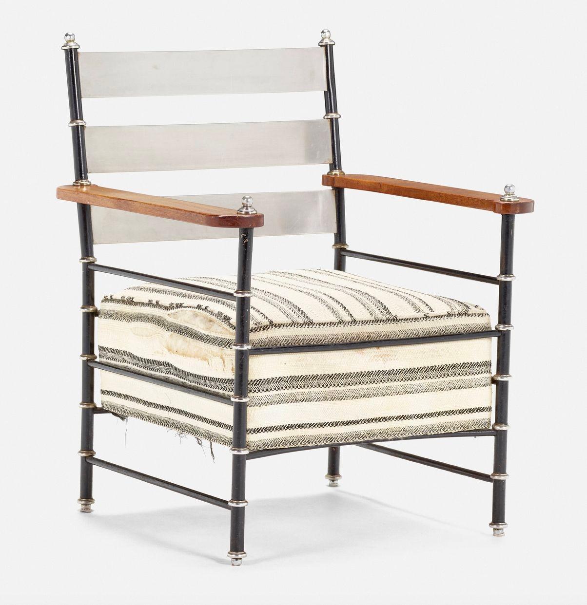 Aluminum Warren McArthur Early Armchair for The Pullman Company 1920's