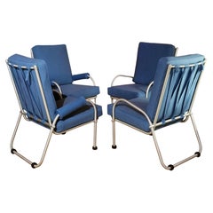 Warren McArthur Four Lounge Chairs, Circa 1939