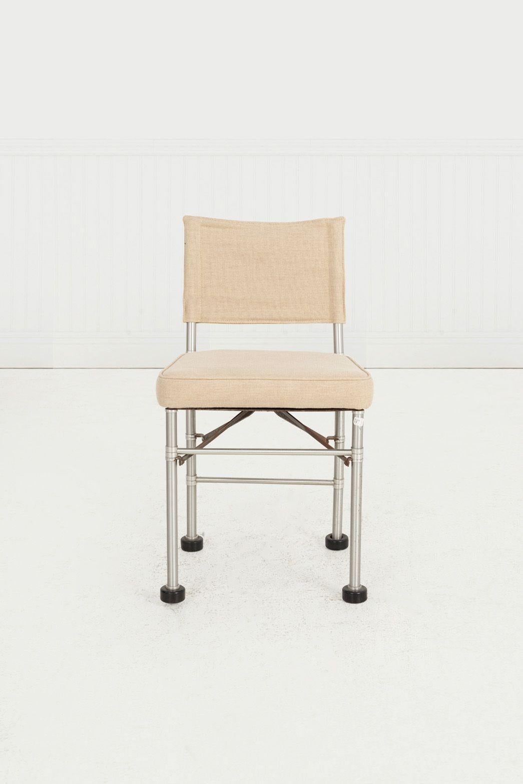 American Warren McArthur Industrial Design Side Chair with Sling Back, c. 1935 For Sale