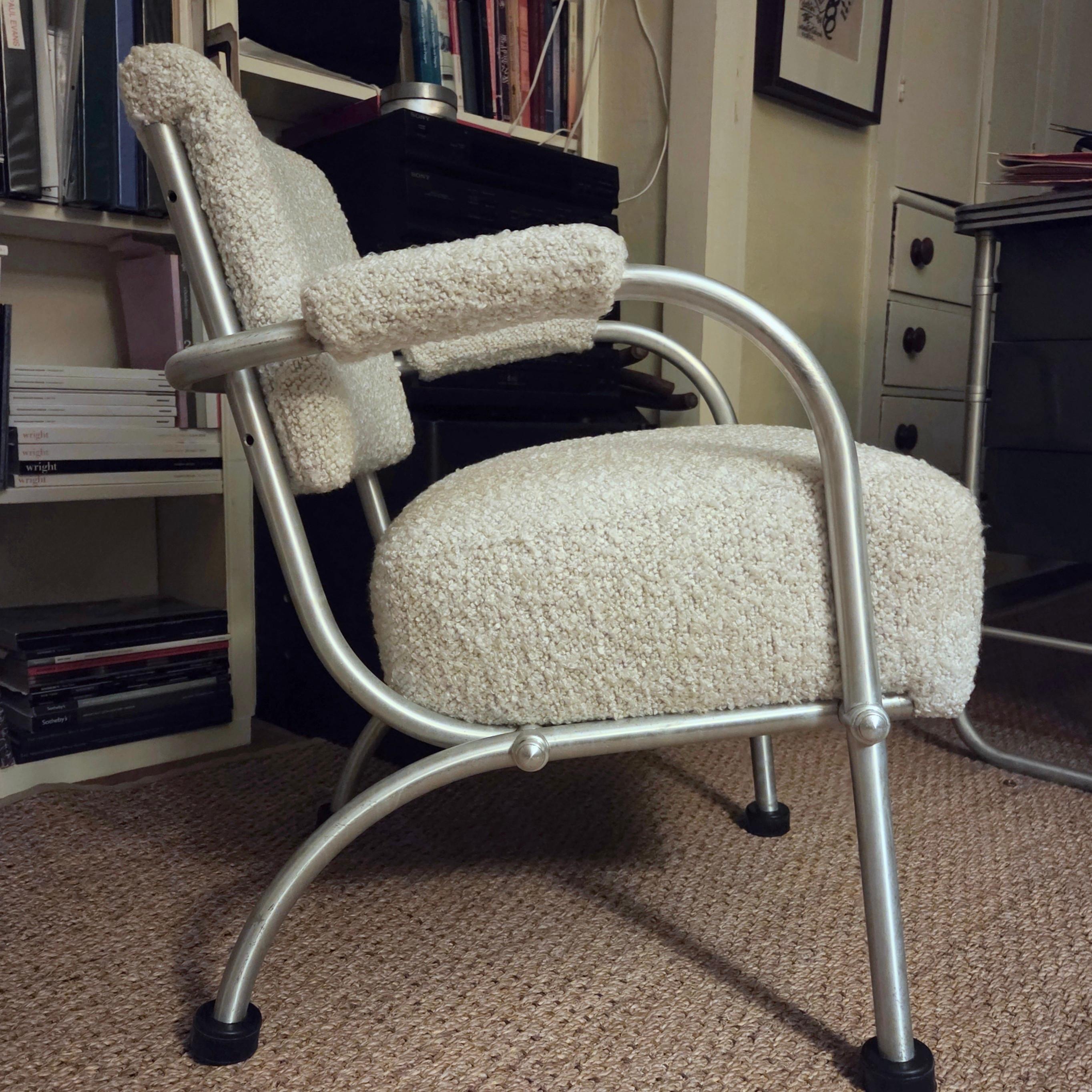 Warren McArthur Low Lounge Version of Chair Model 1132 ASU Rome, NY 1936 in vendita 4