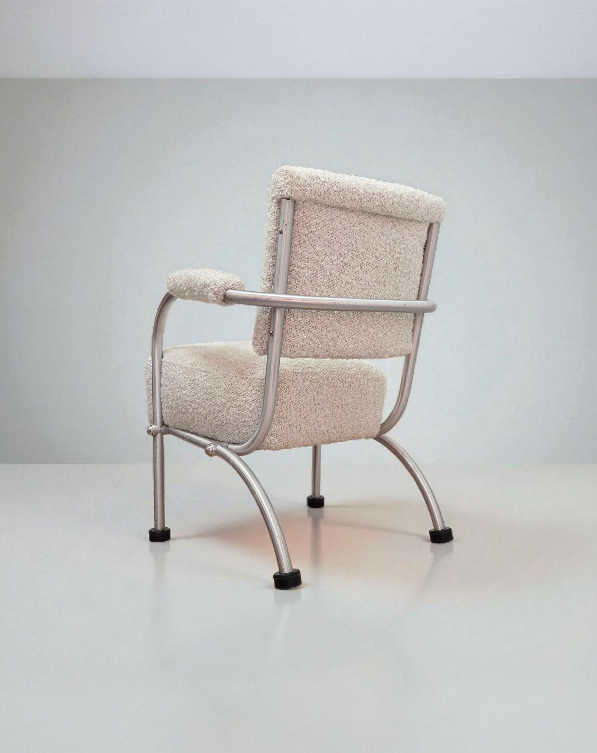 Gomma Warren McArthur Low Lounge Version of Chair Model 1132 ASU Rome, NY 1936 in vendita