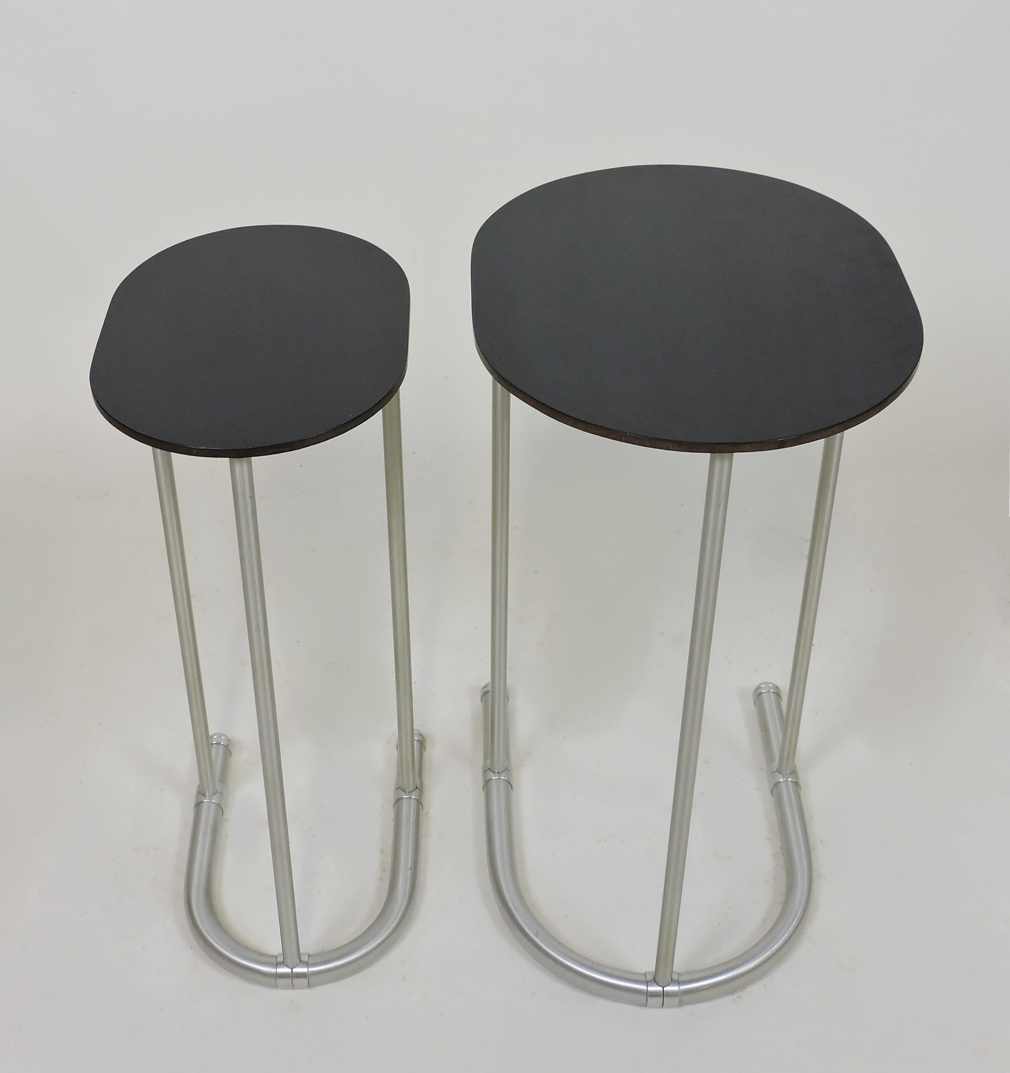 Mid-20th Century Warren McArthur Machine Age Art Deco Nesting Tables