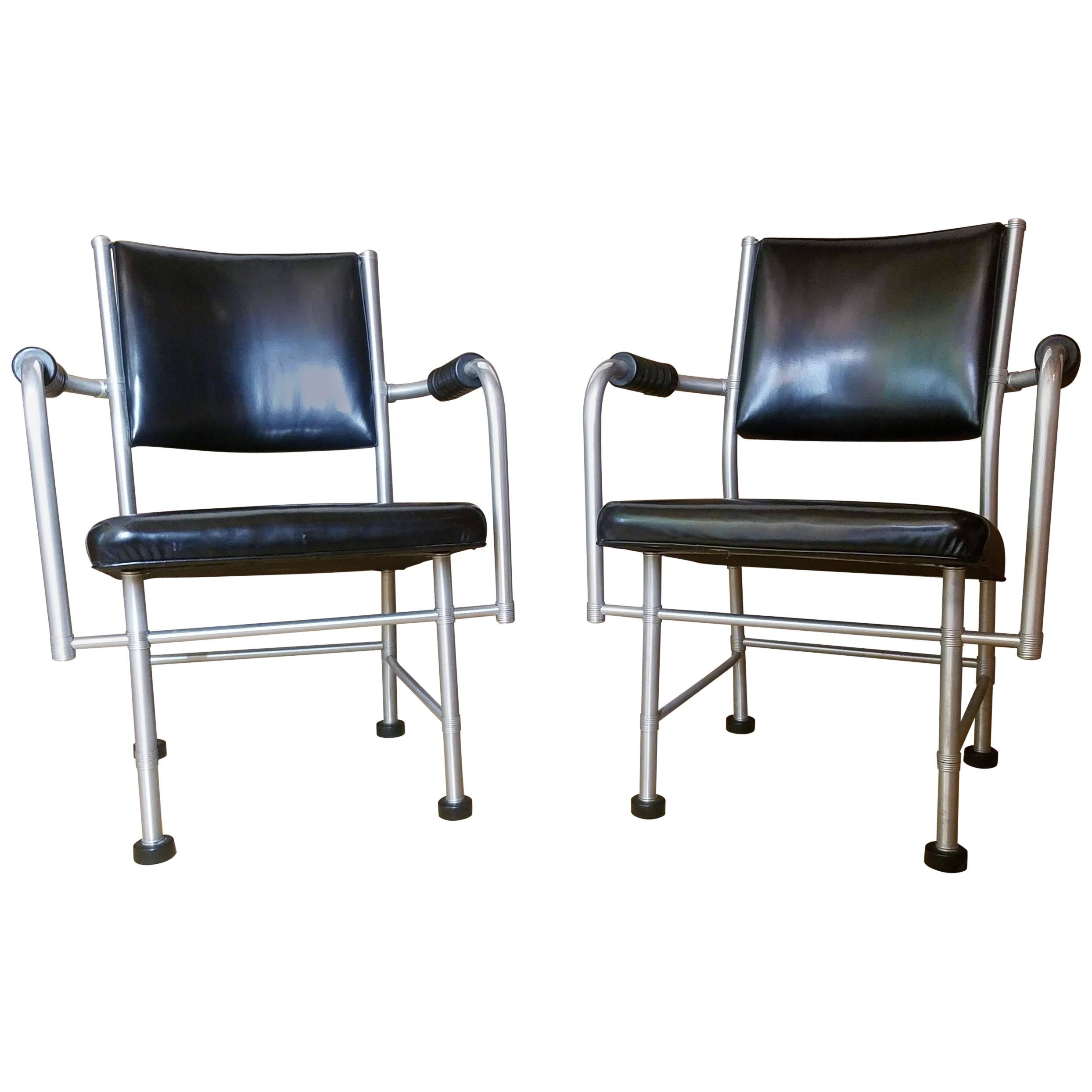 Warren McArthur Pair of Armchairs Model 1251 AR Variation Sardi's Chair
