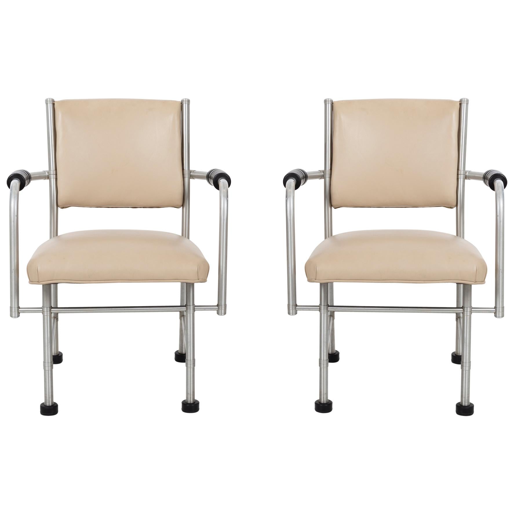 Warren McArthur Pair of Chairs a Revision of The Sardi's Chair