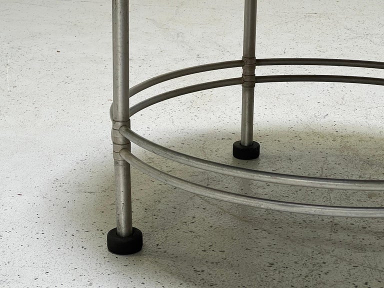 Warren McArthur Side Table with Patinated Top For Sale 10