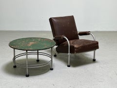 Tavolino Warren McArthur con piano patinato