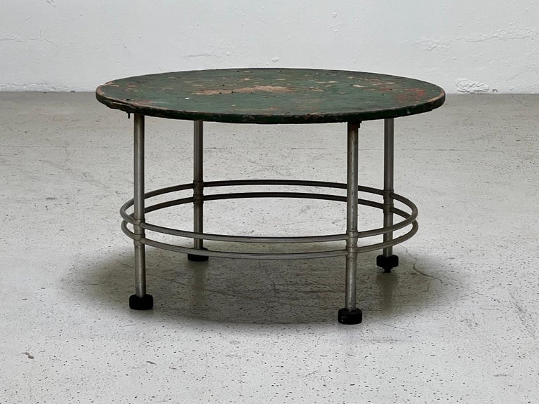 Warren McArthur Side Table with Patinated Top For Sale 4