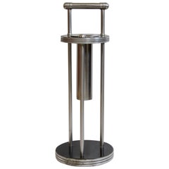 Vintage Warren McArthur Stainless Steel Smoking Stand, 1934-1935