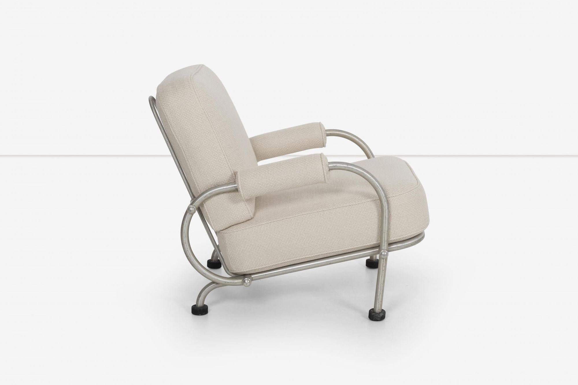 Warren McCarthur Lounge Chair (Aluminium) im Angebot