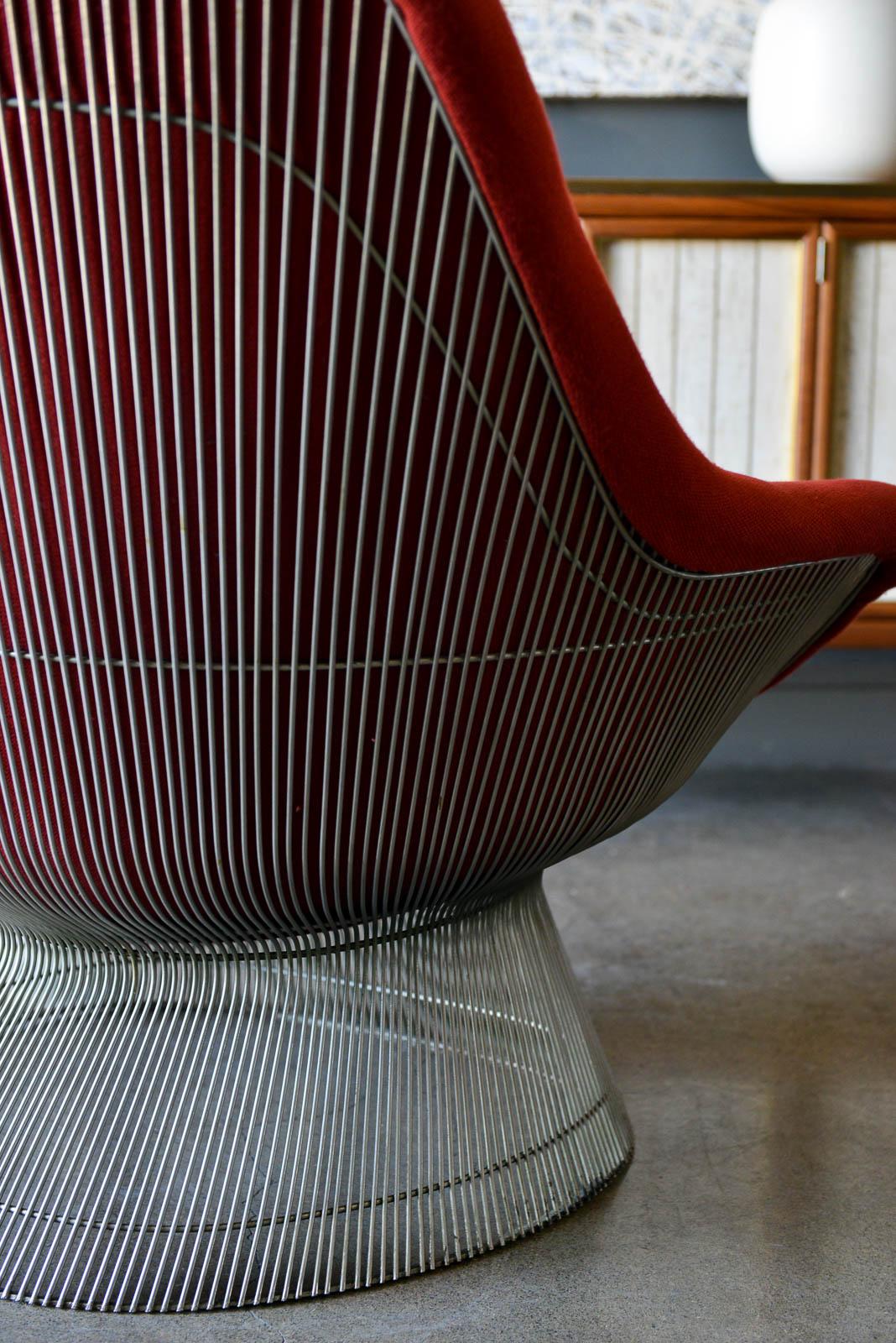 Late 20th Century Warren Platner Model 1705 'Easy Chair' for Knoll, circa 1970