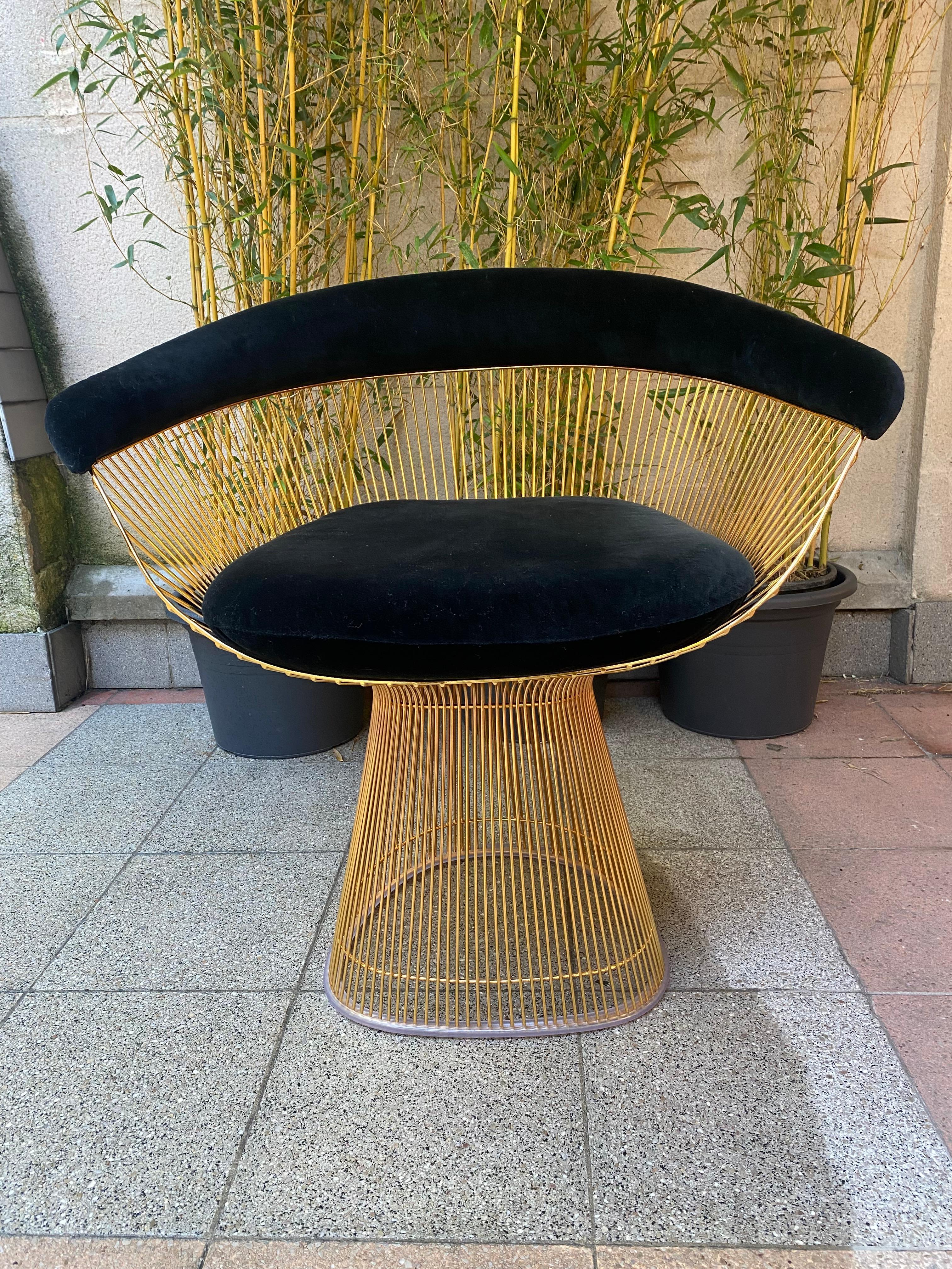 Contemporary Warren Platner -  4 Platner side chairs 50th anniversary limited edition Knoll 